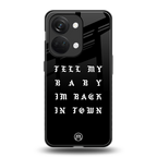 back in town back phone cover | glass case for oneplus nord 3