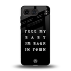 back in town back phone cover | glass case for oneplus nord 4
