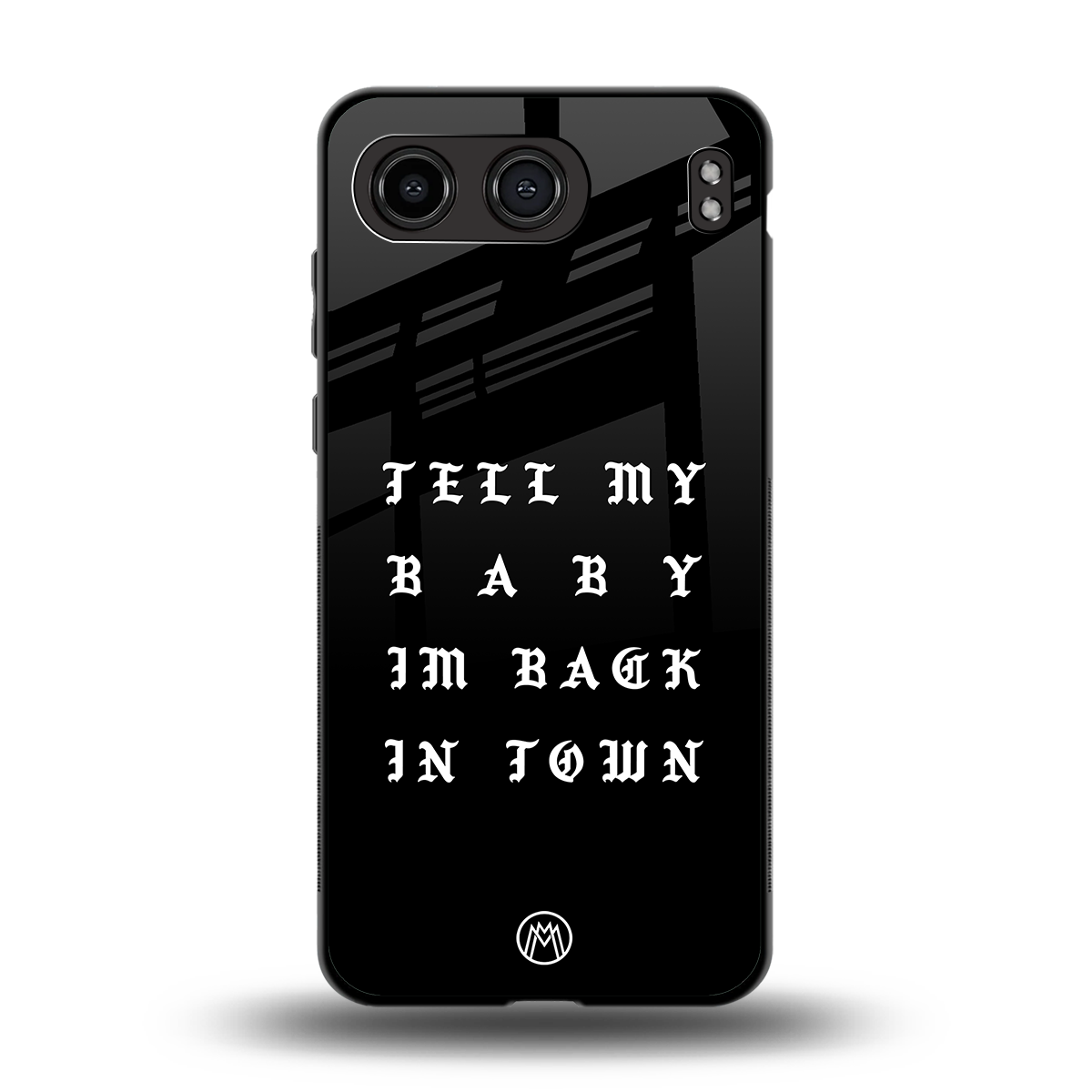back in town back phone cover | glass case for oneplus nord 4