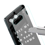 back in town back phone cover | glass case for oneplus nord 4