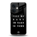back in town back phone cover | glass case for oneplus nord ce 3