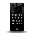 back in town back phone cover | glass case for oneplus nord ce 4 lite