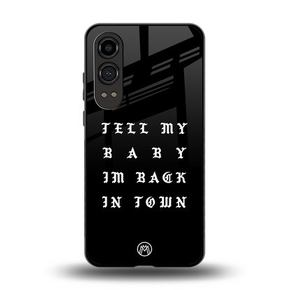 back in town back phone cover | glass case for oneplus nord ce 4 lite