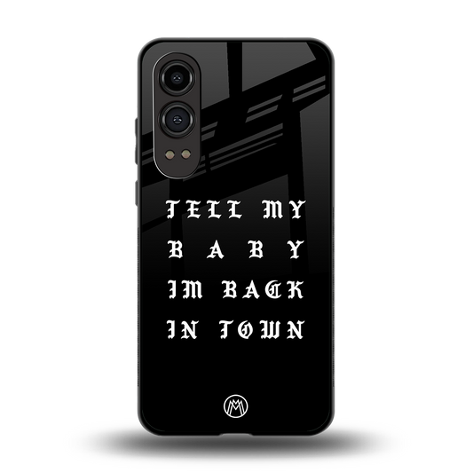 back in town back phone cover | glass case for oneplus nord ce 4 lite