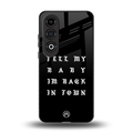 back in town back phone cover | glass case for oneplus nord ce 4