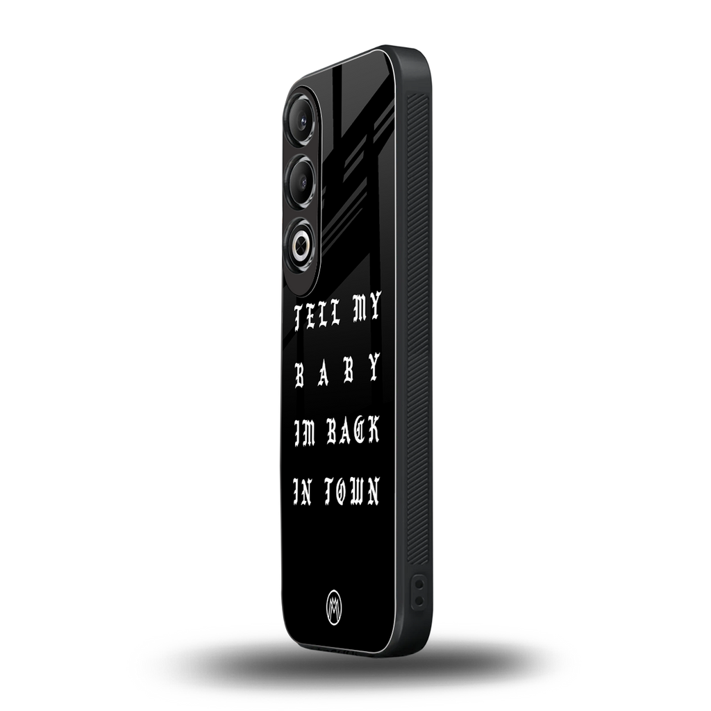 back in town back phone cover | glass case for oneplus nord ce 4