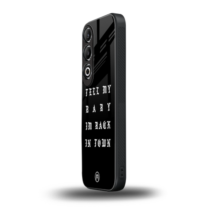 back in town back phone cover | glass case for oneplus nord ce 4