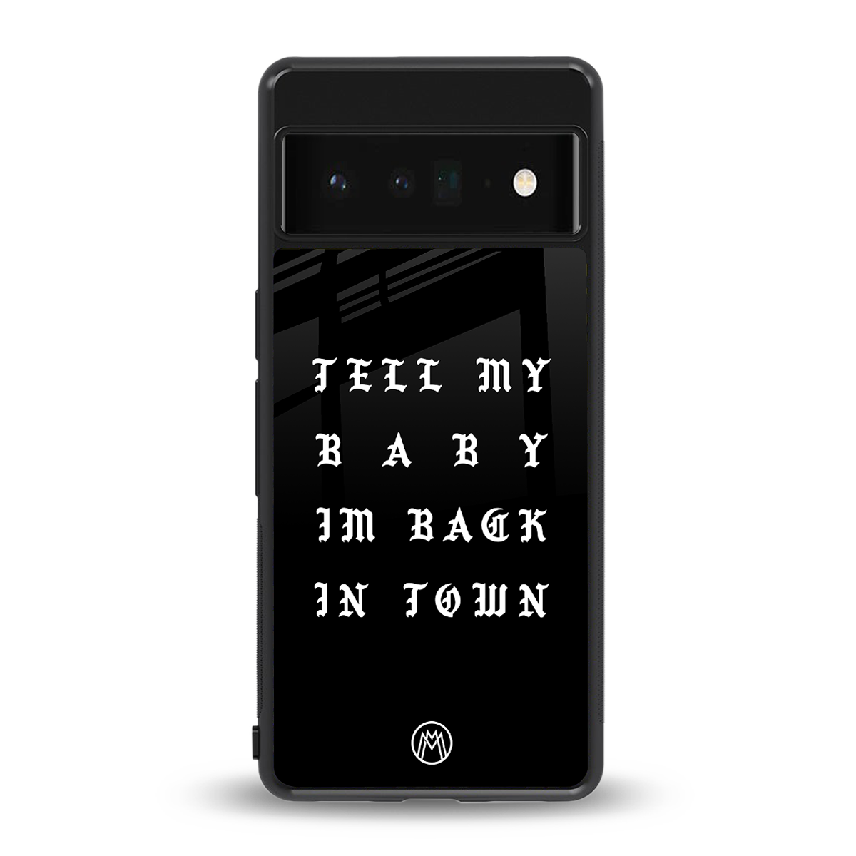 back in town back phone cover | glass case for google pixel 6 pro