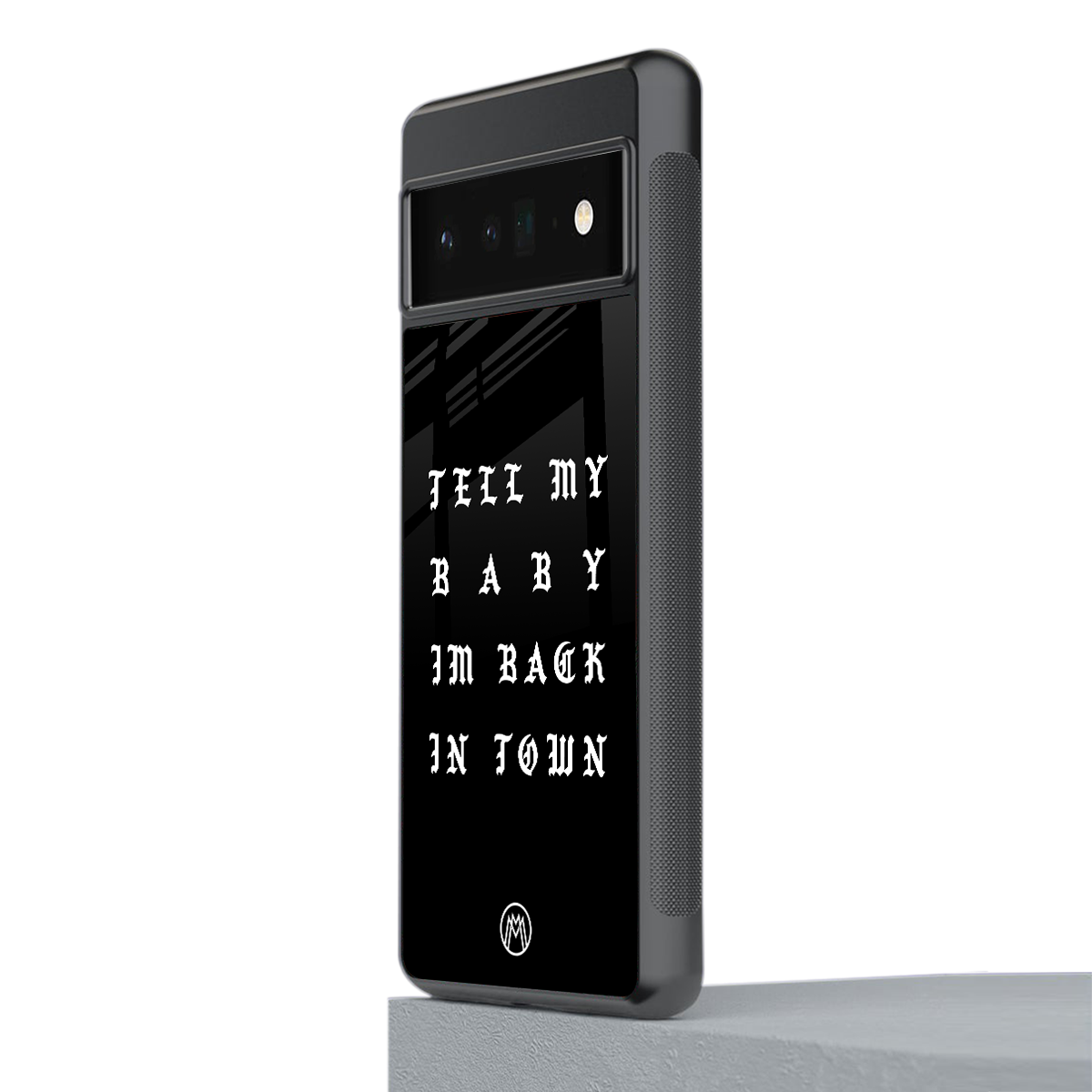 back in town back phone cover | glass case for google pixel 6 pro