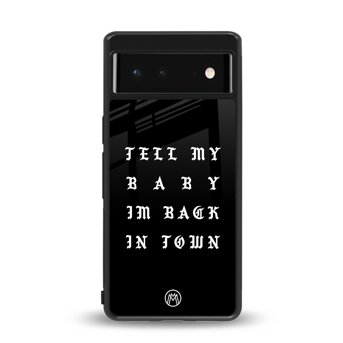 back in town back phone cover | glass case for google pixel 6