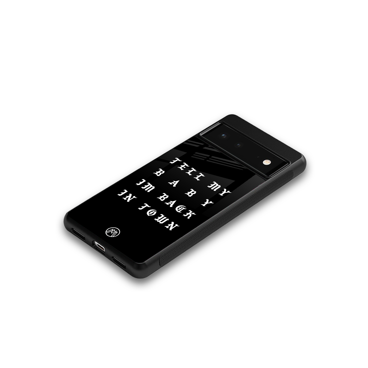 back in town back phone cover | glass case for google pixel 6