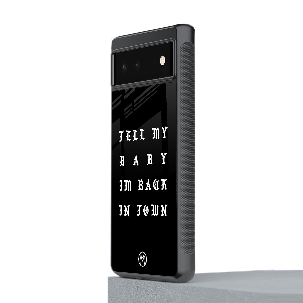 back in town back phone cover | glass case for google pixel 6