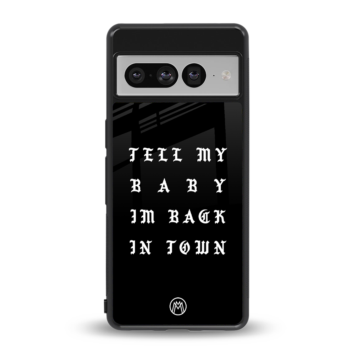 back in town back phone cover | glass case for google pixel 7 pro