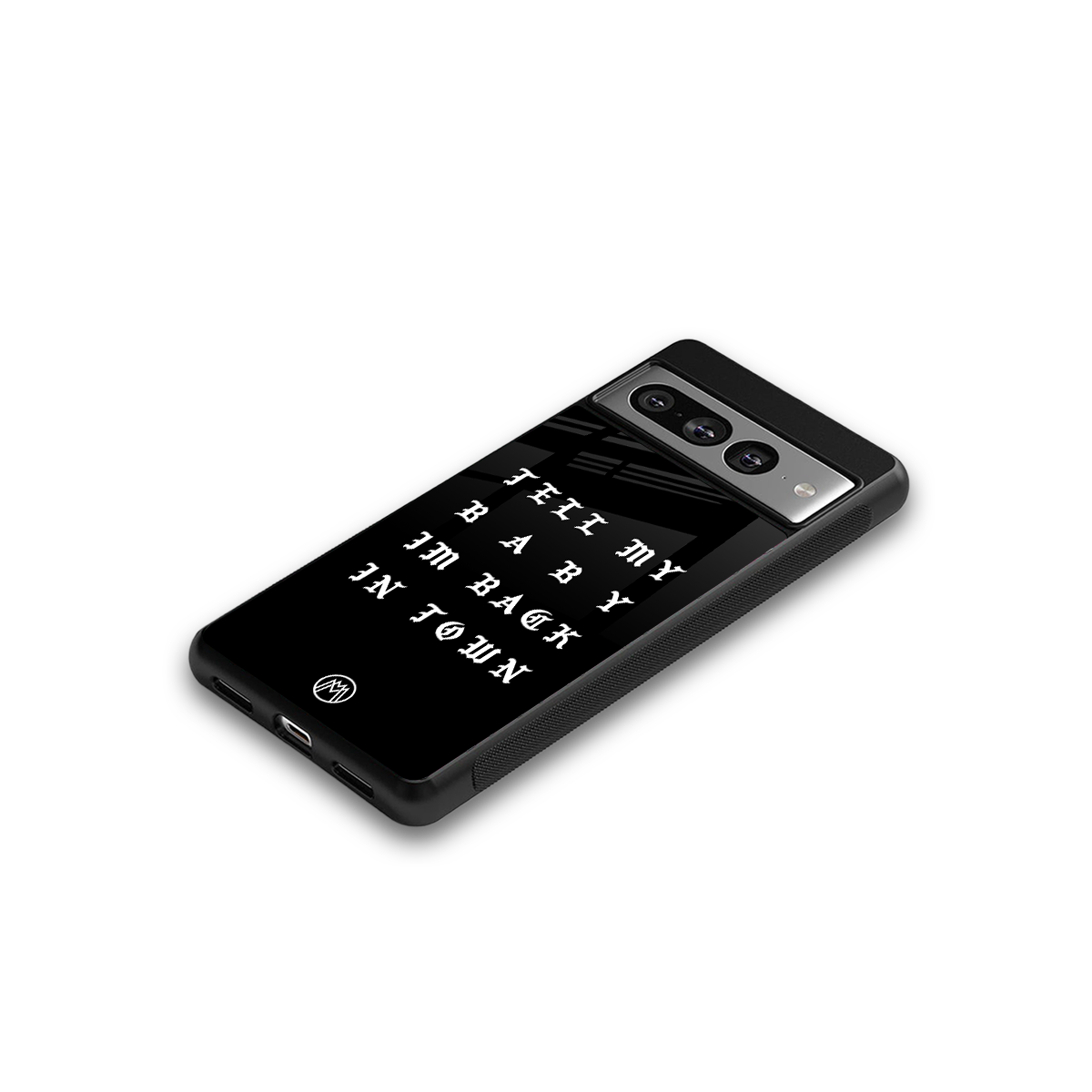 back in town back phone cover | glass case for google pixel 7 pro