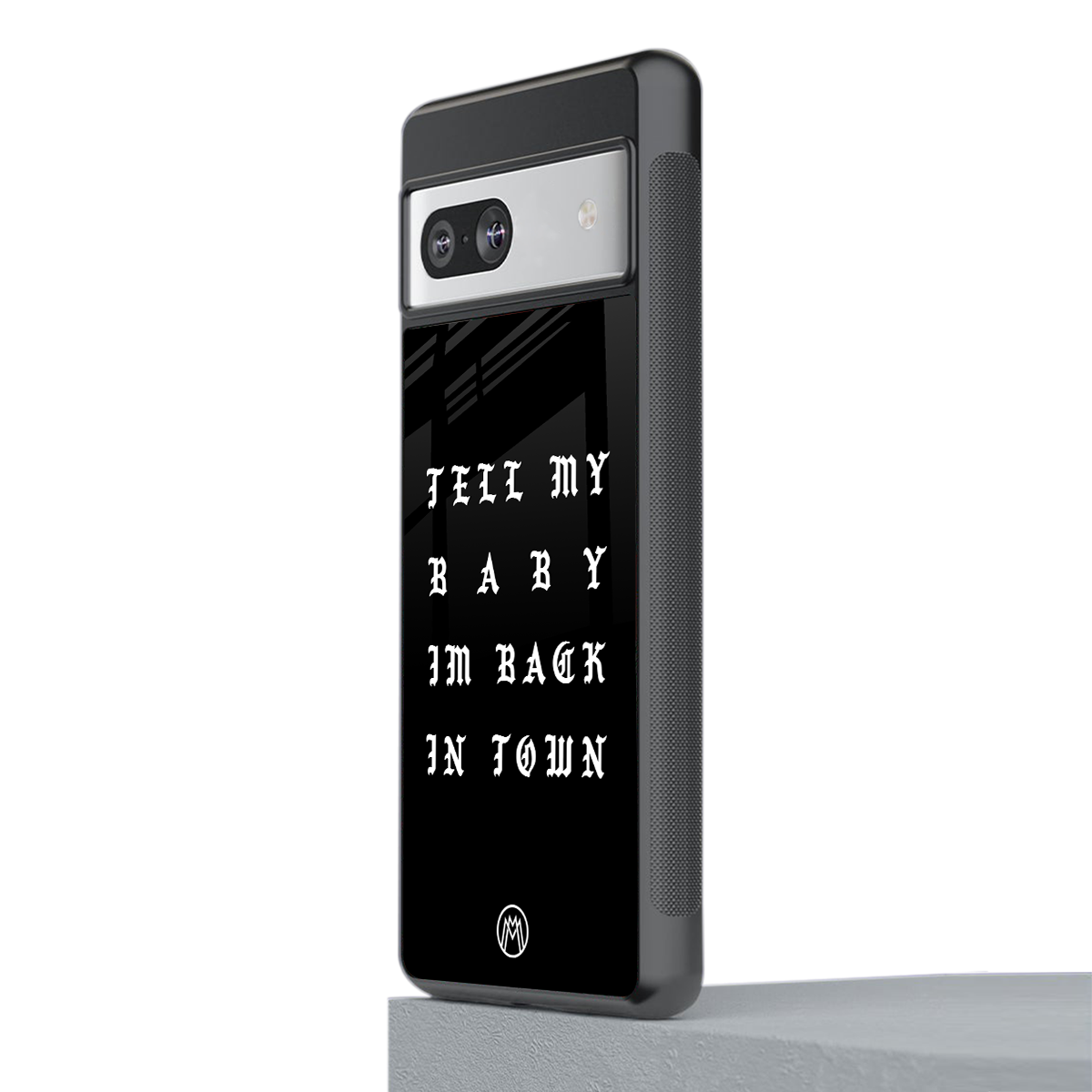 back in town back phone cover | glass case for Google Pixel 7A