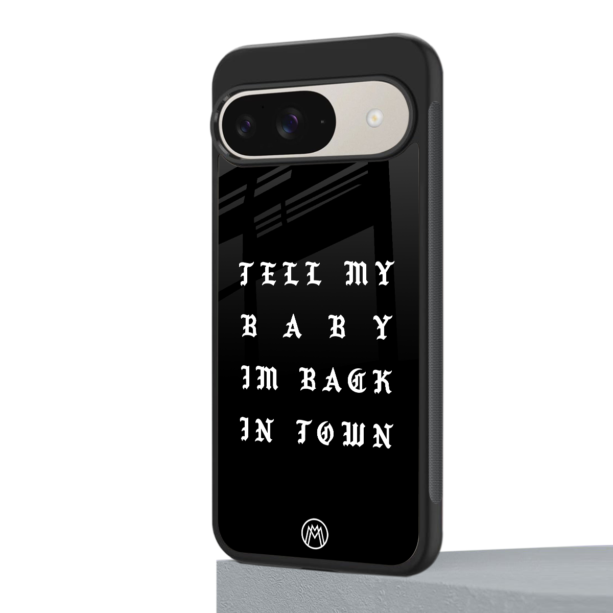 back in town back phone cover | glass case for google pixel 9