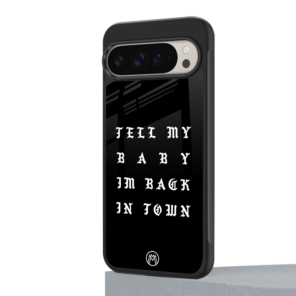 back in town back phone cover | glass case for google pixel 9 pro xl