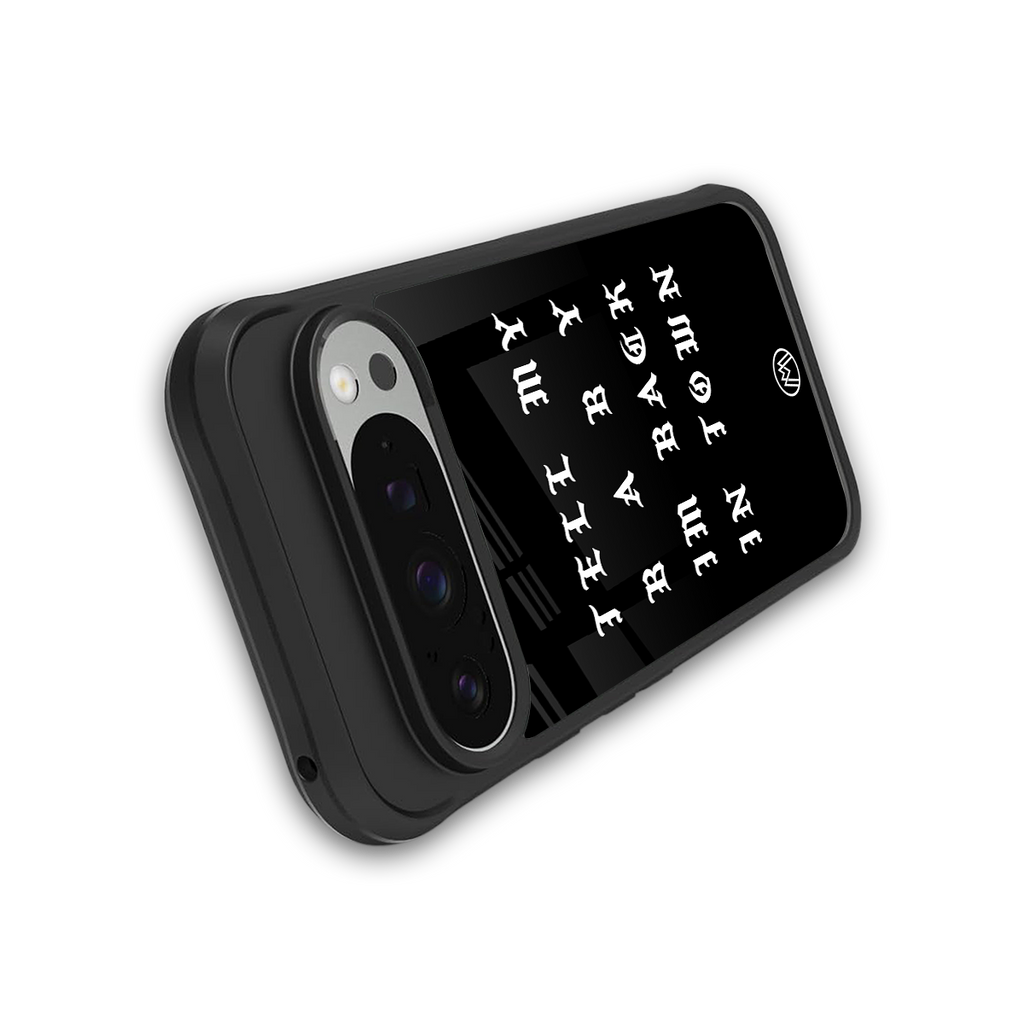 back in town back phone cover | glass case for google pixel 9 pro