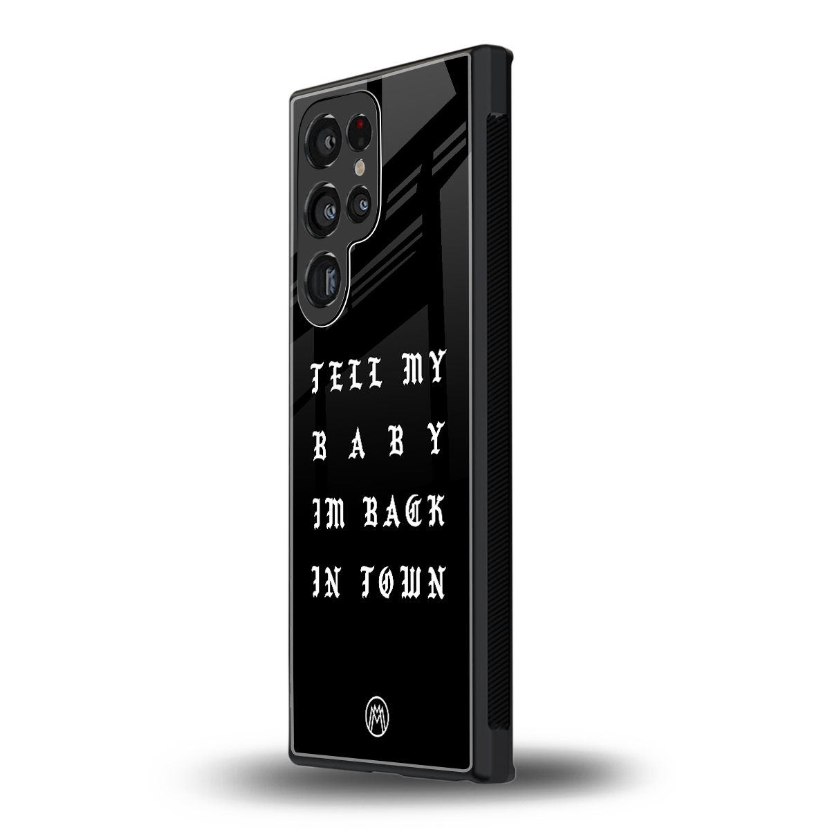 back in town back phone cover | glass case for samsung galaxy s24 ultra