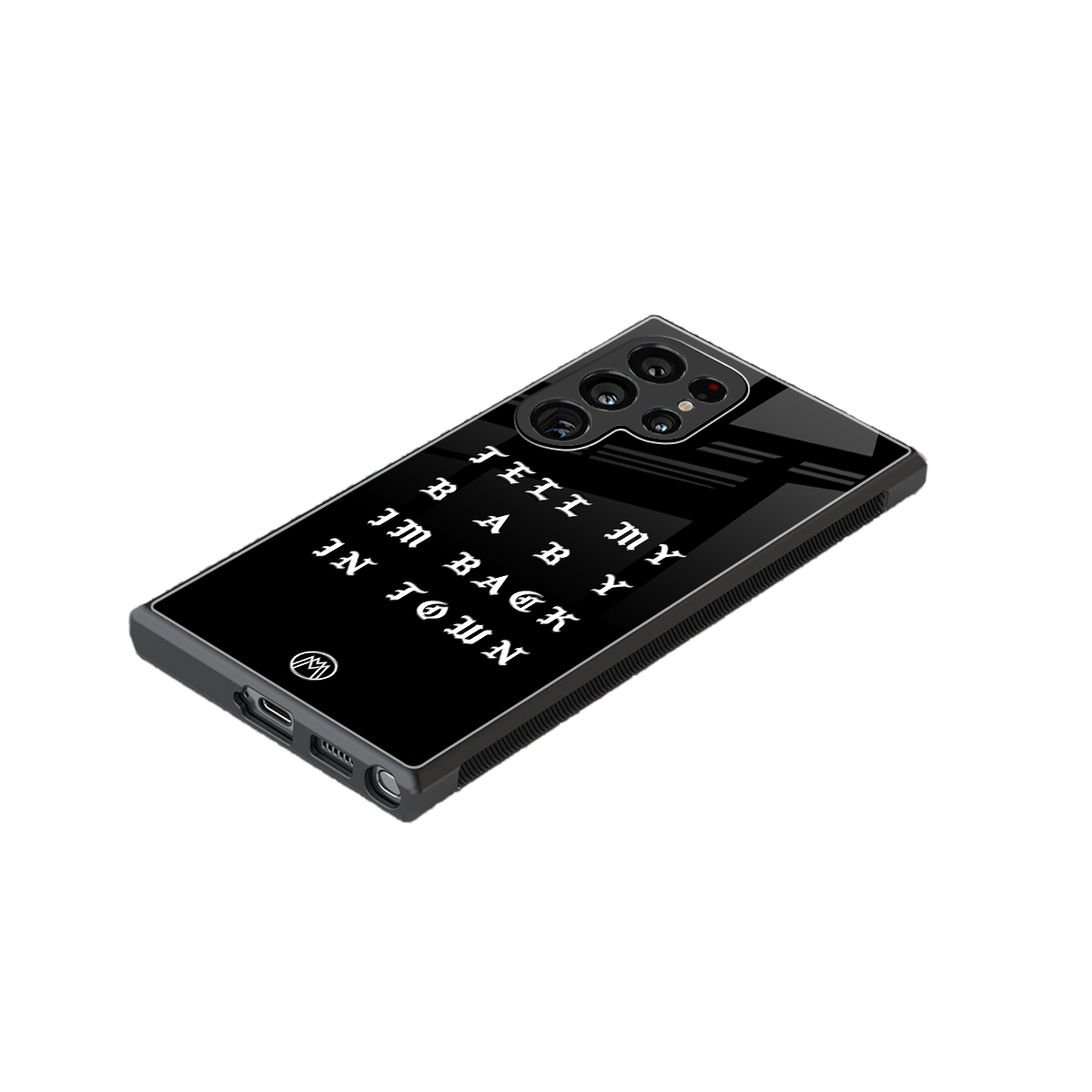 back in town back phone cover | glass case for samsung galaxy s24 ultra