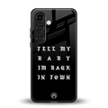 back in town back phone cover | glass case for samsung galaxy s24 plus
