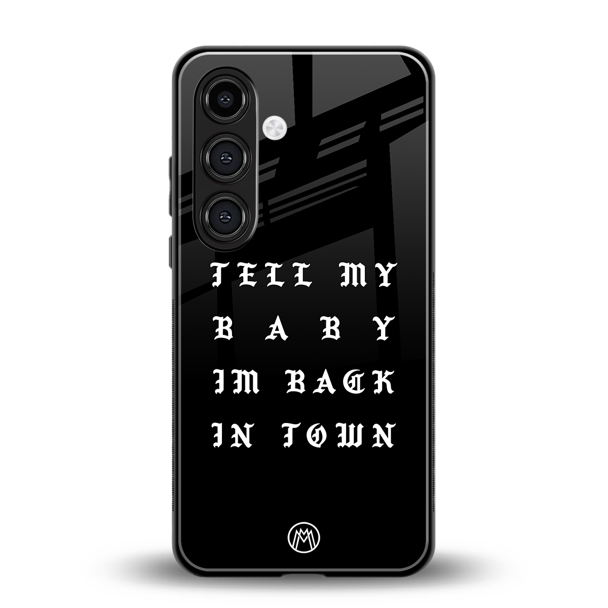 back in town back phone cover | glass case for samsung galaxy s25 plus