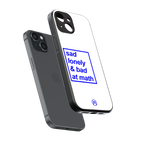bad at math back phone cover | glass case for iphone 13 mini