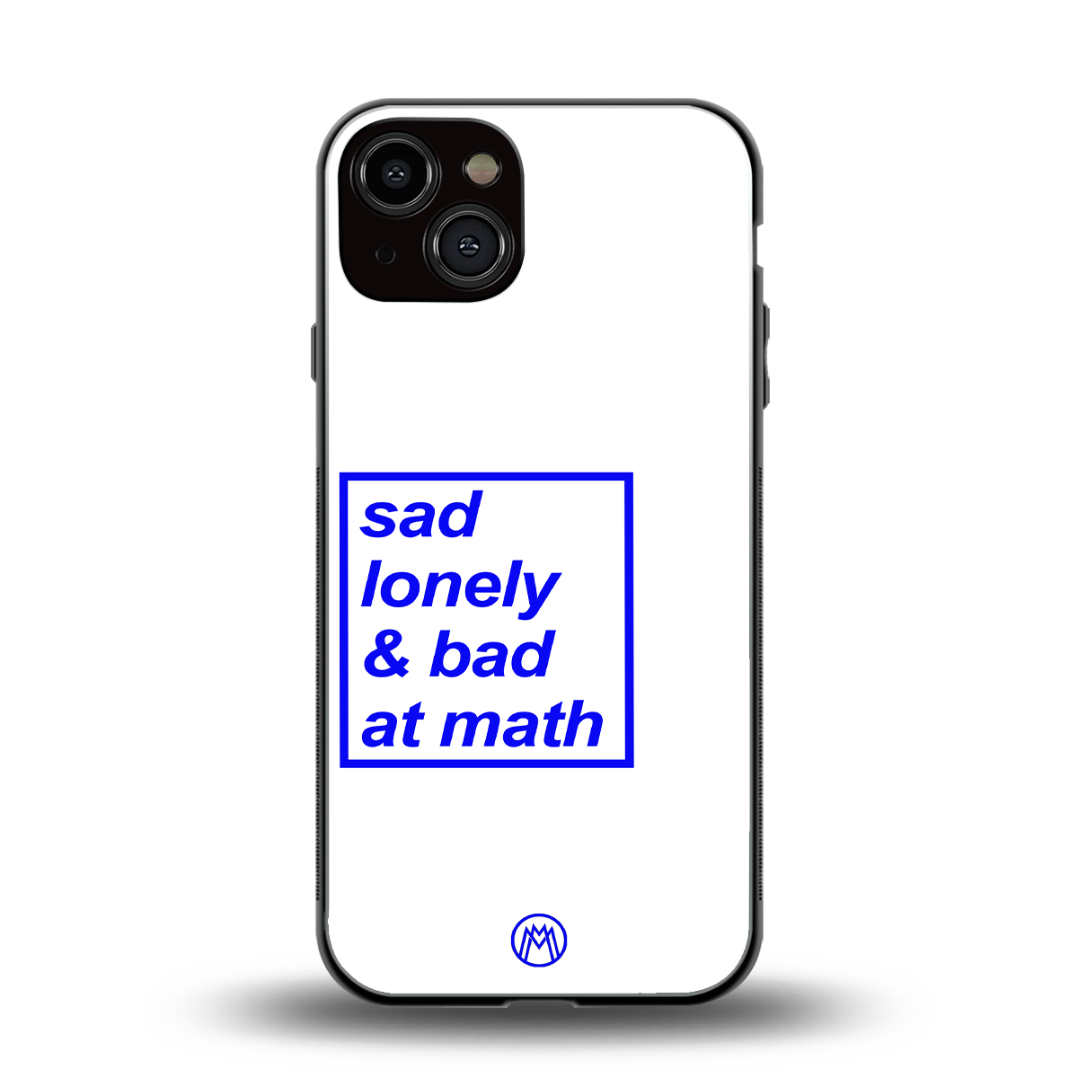 bad at math back phone cover | glass case for iphone 13
