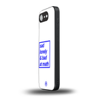 bad at math back phone cover | glass case for iphone 16e