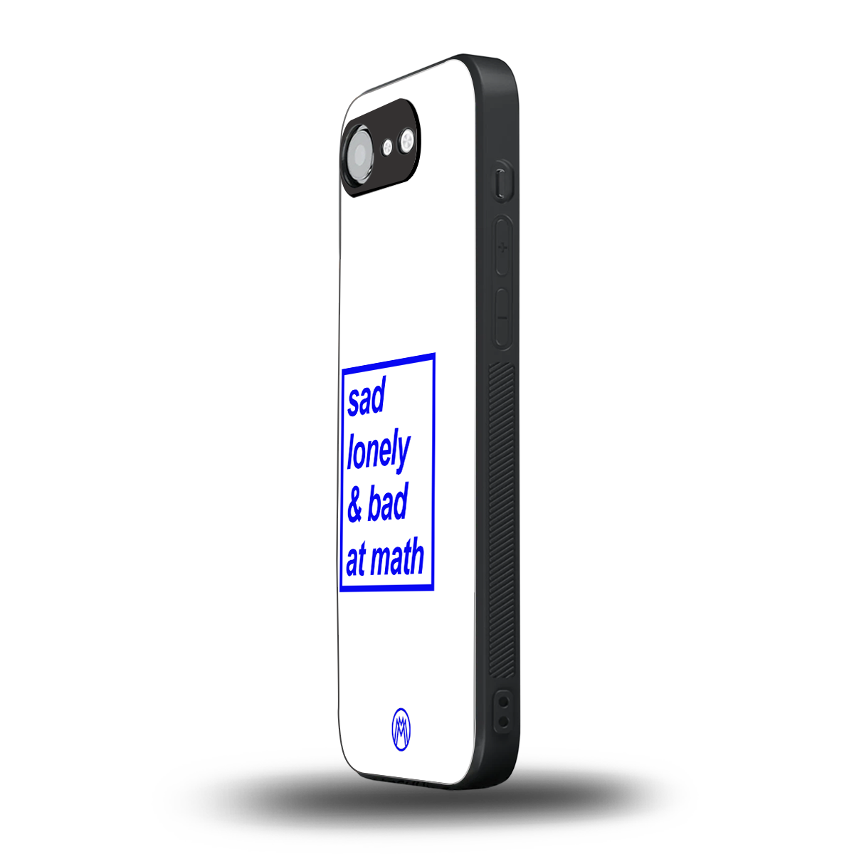 bad at math back phone cover | glass case for iphone 16e