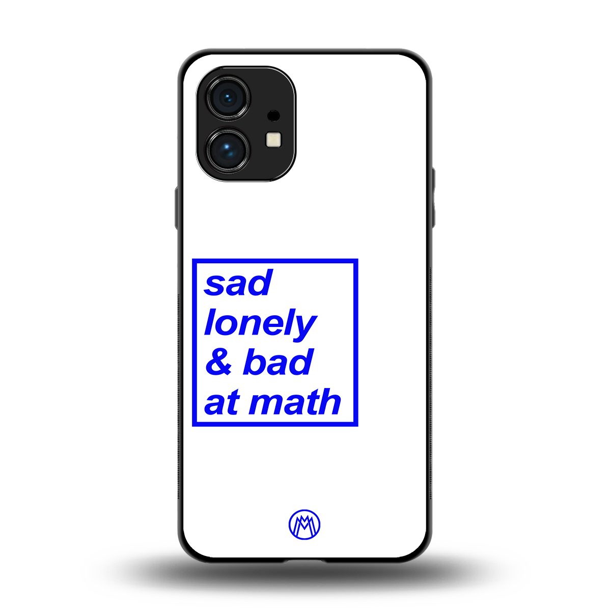 bad at math back phone cover | glass case for nothing phone 1