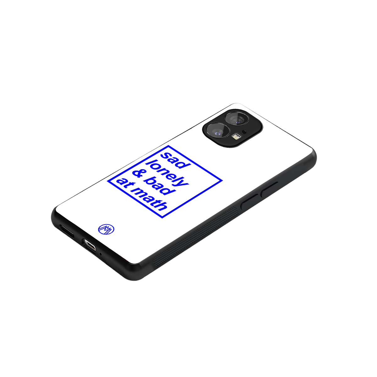 bad at math back phone cover | glass case for nothing phone 1