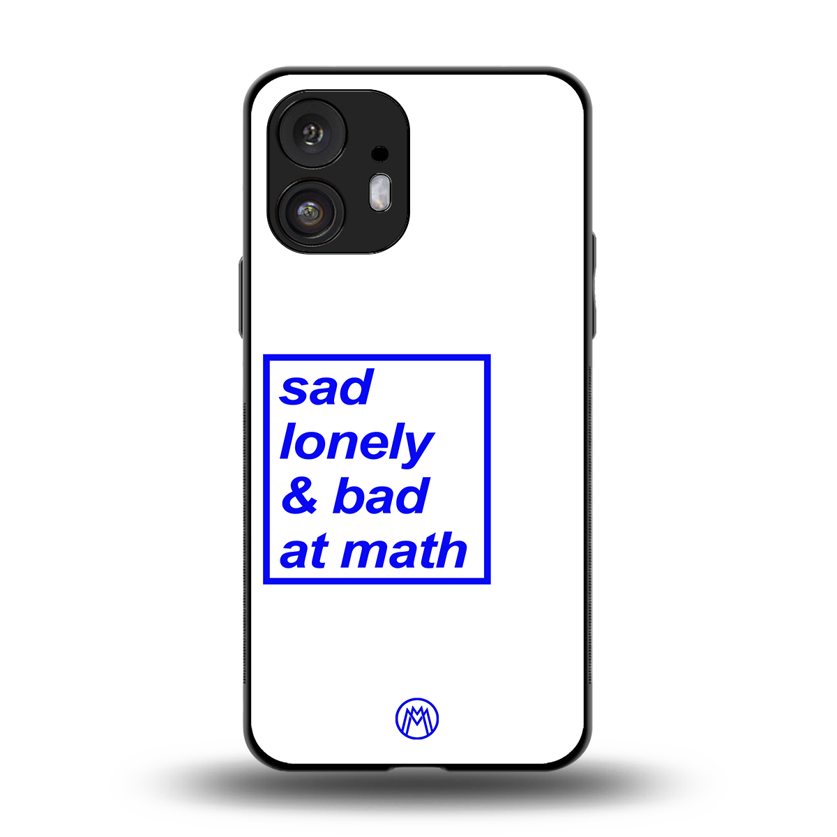 bad at math back phone cover | glass case for nothing phone 2