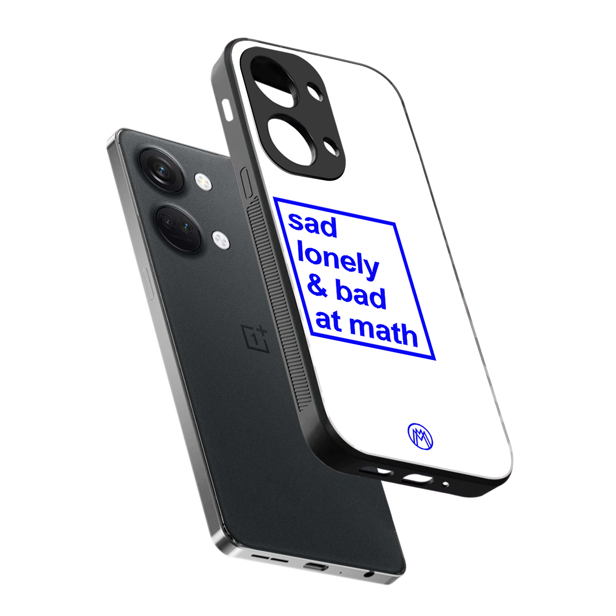 bad at math back phone cover | glass case for oneplus nord 3