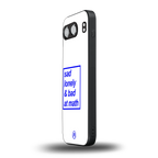 bad at math back phone cover | glass case for oneplus nord 4