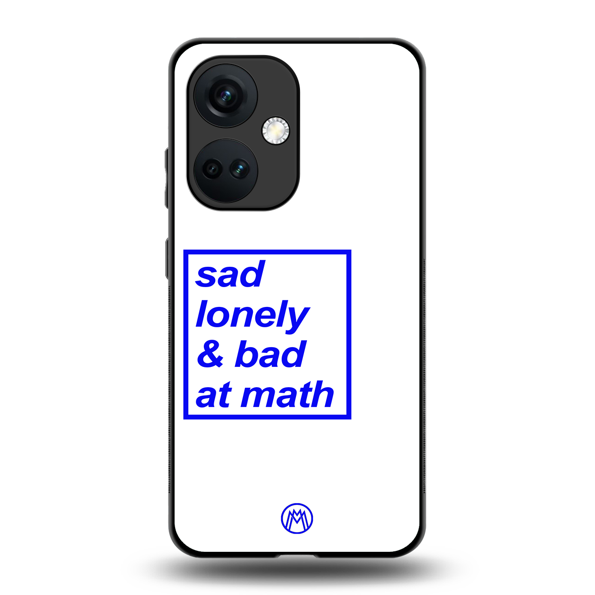 bad at math back phone cover | glass case for oneplus nord ce 3