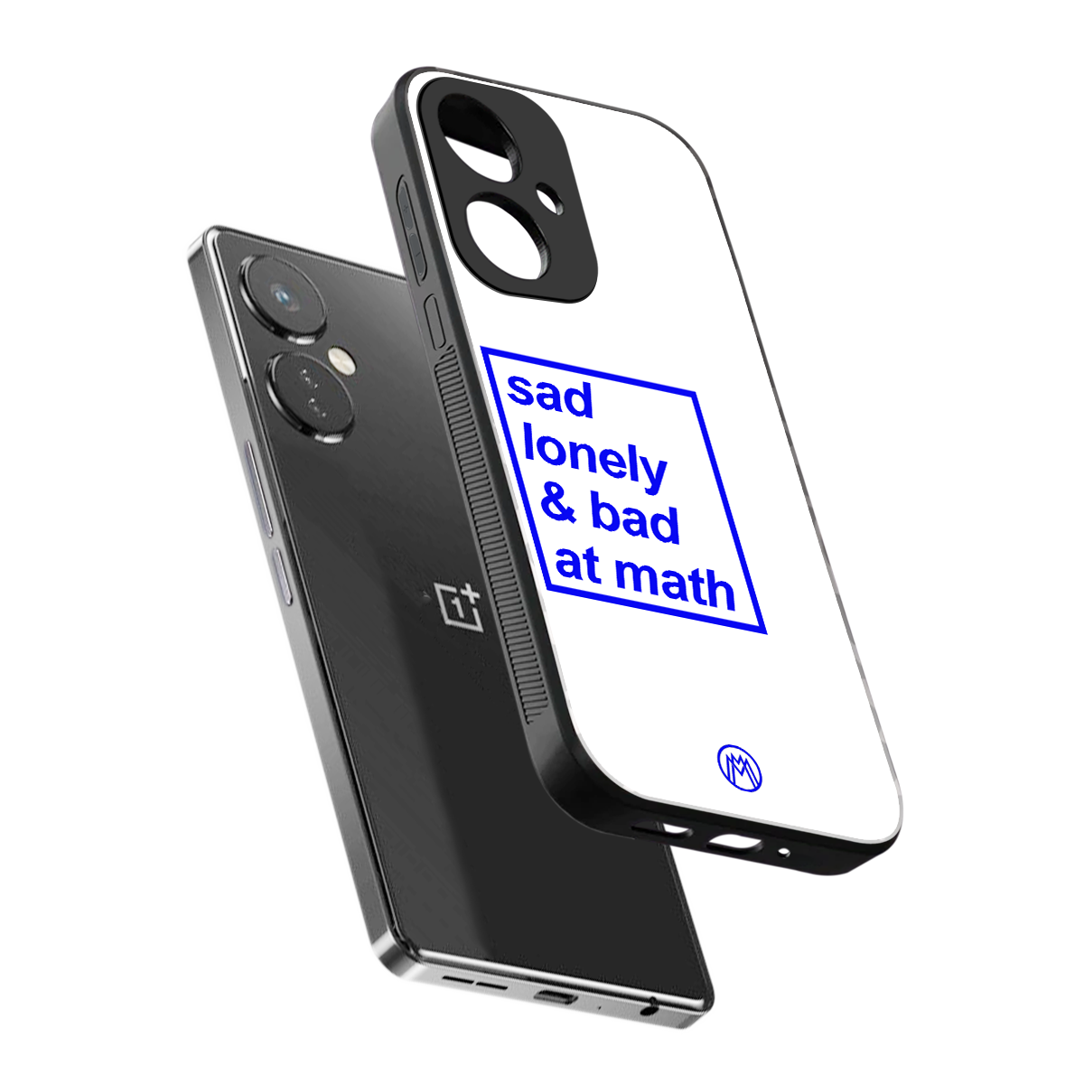 bad at math back phone cover | glass case for oneplus nord ce 3