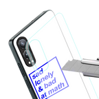 bad at math back phone cover | glass case for oneplus nord ce 4 lite