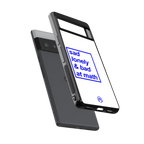 bad at math back phone cover | glass case for google pixel 6 pro