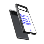 bad at math back phone cover | glass case for google pixel 6