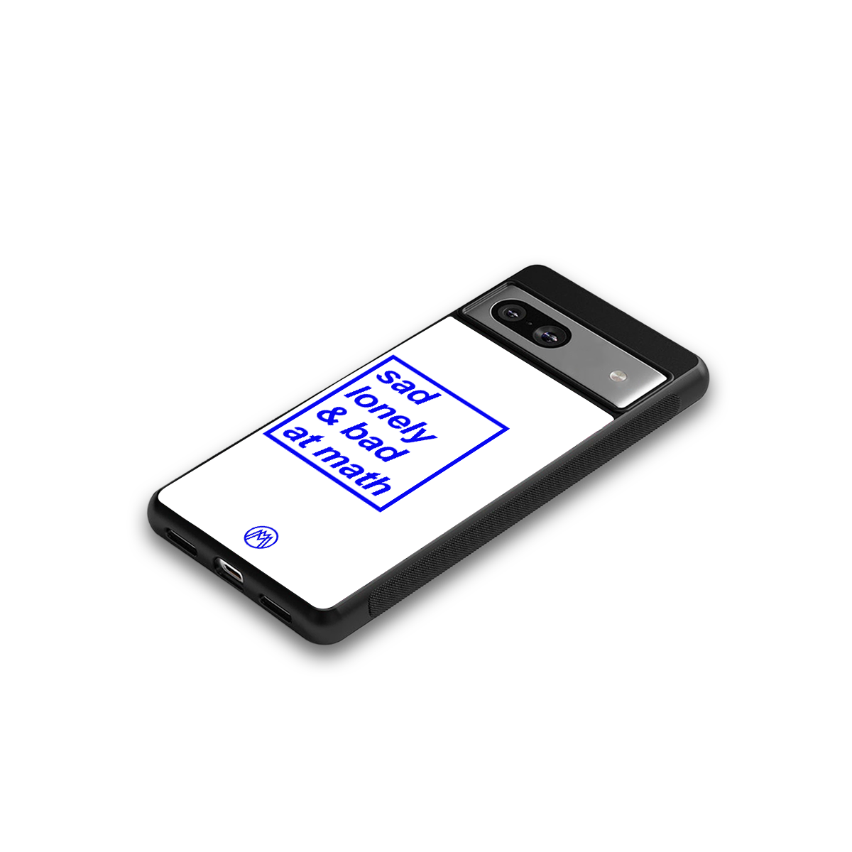 bad at math back phone cover | glass case for Google Pixel 7