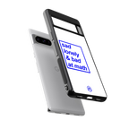 bad at math back phone cover | glass case for google pixel 8 pro
