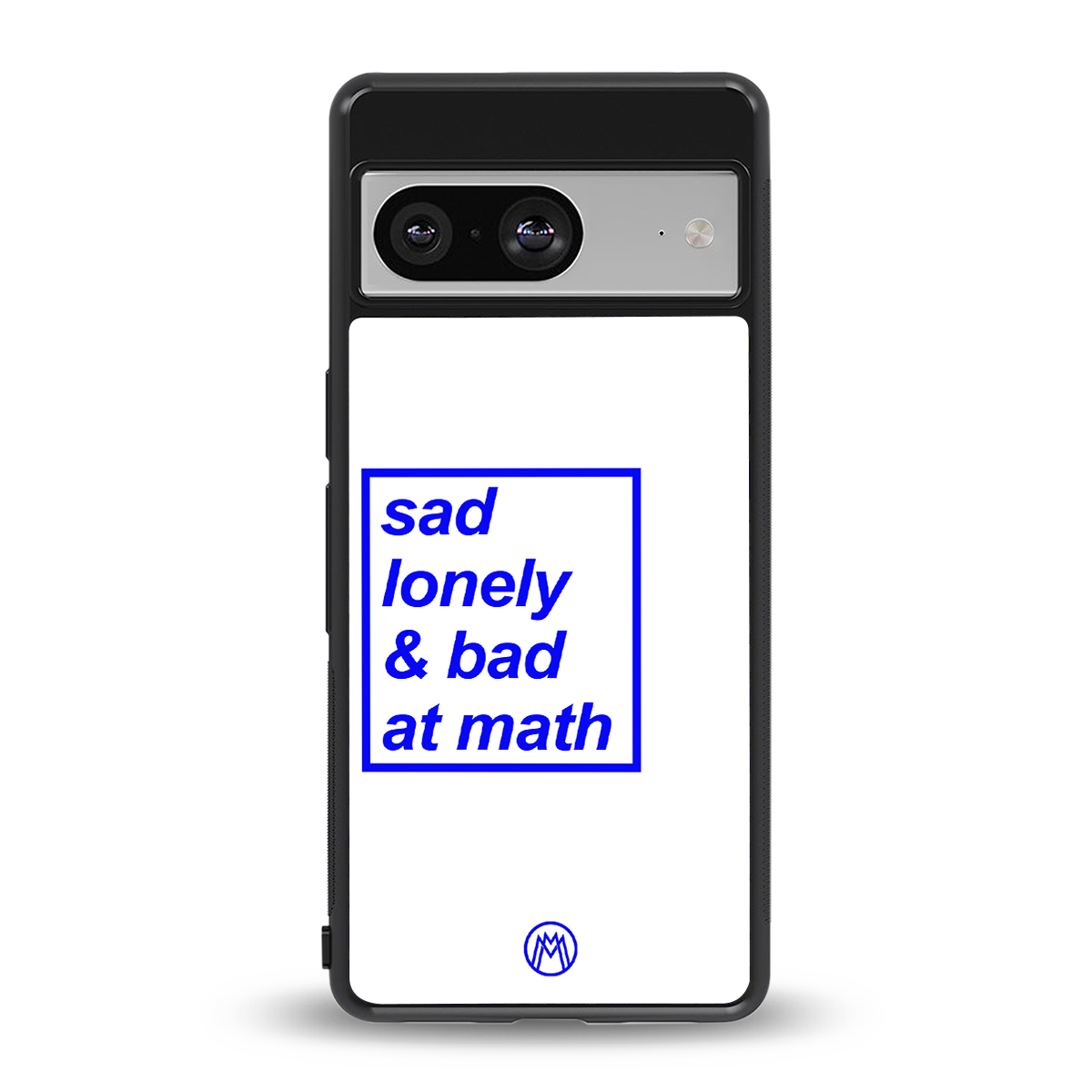 bad at math back phone cover | glass case for Google Pixel 8