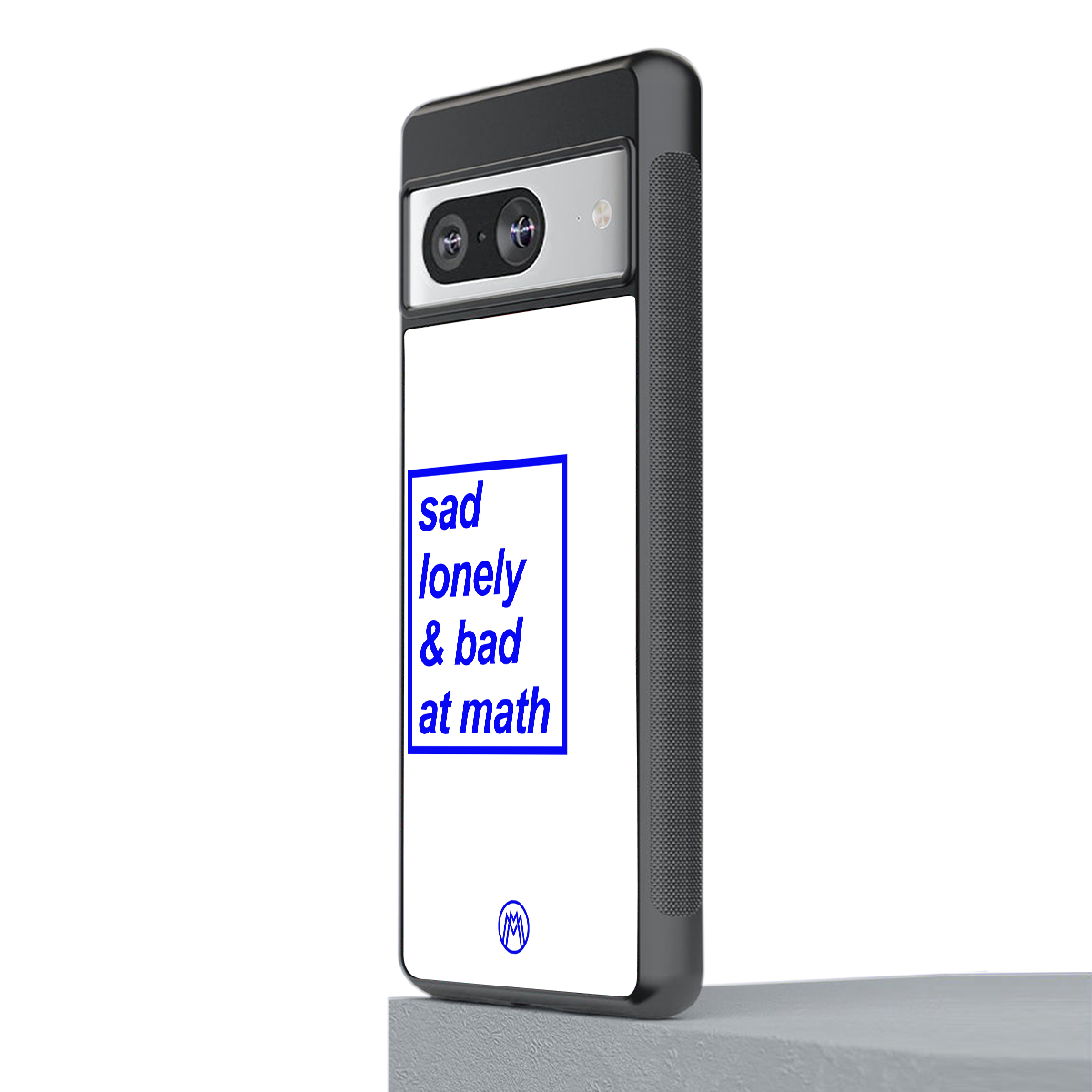 bad at math back phone cover | glass case for Google Pixel 8