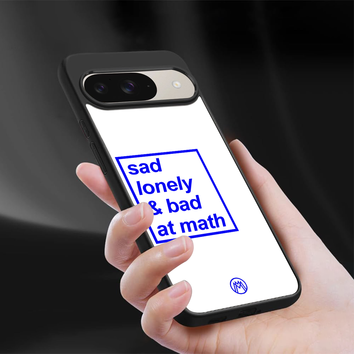 bad at math back phone cover | glass case for google pixel 9