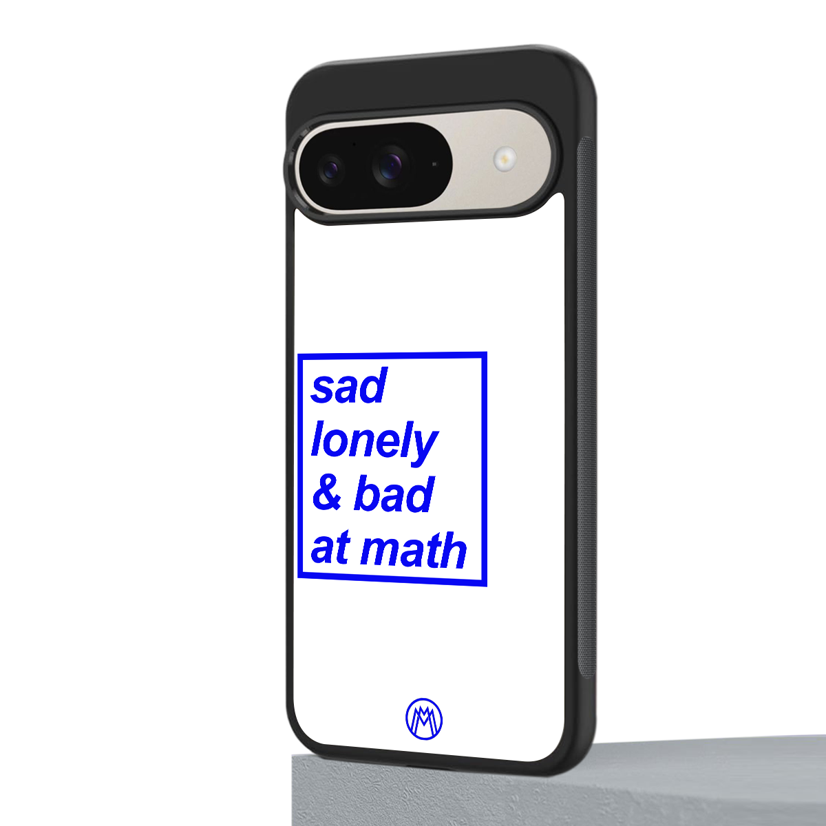 bad at math back phone cover | glass case for google pixel 9