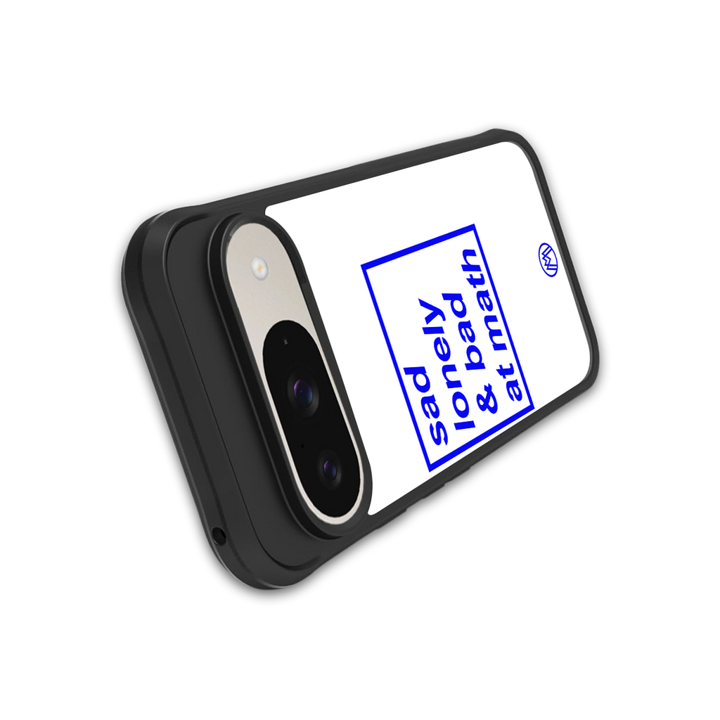 bad at math back phone cover | glass case for google pixel 9