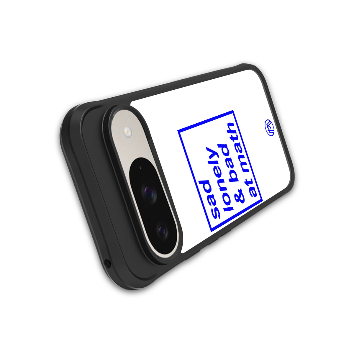 bad at math back phone cover | glass case for google pixel 9