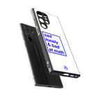 bad at math back phone cover | glass case for samsung galaxy s24 ultra