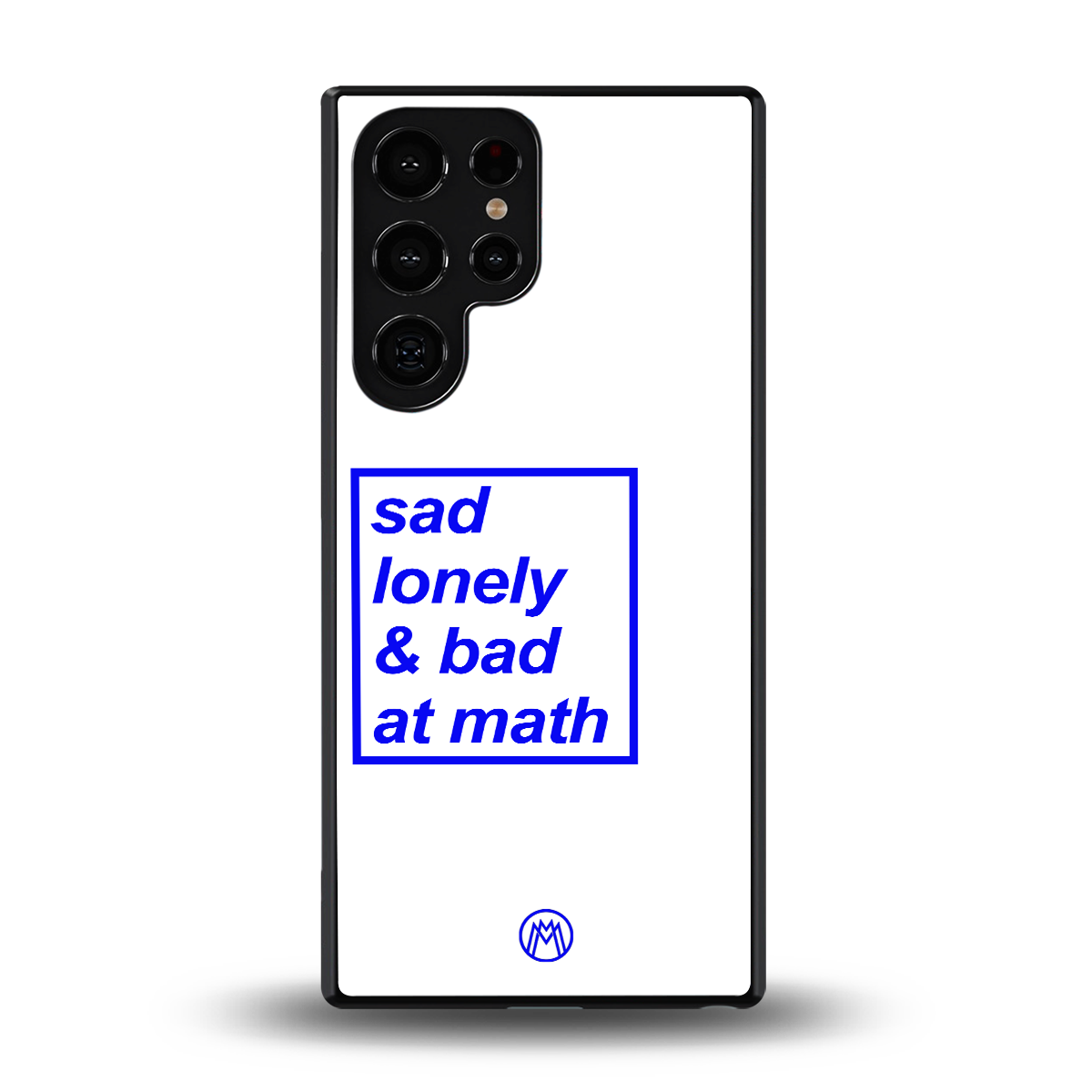 bad at math back phone cover | glass case for samsung galaxy s25 ultra